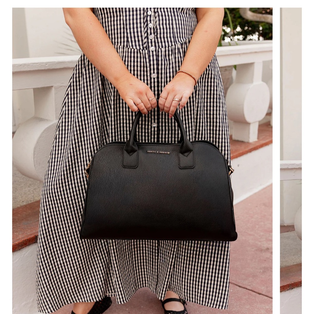 Poppy & Peonies Uptown Tote (read description!) - Picture 3 of 10